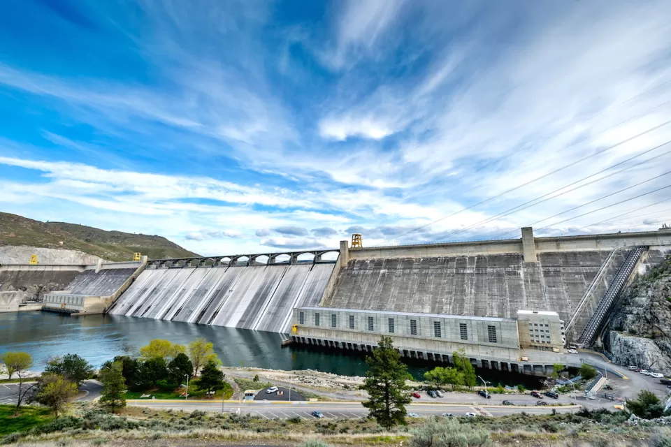 Grand Coulee Dam in Washington state.